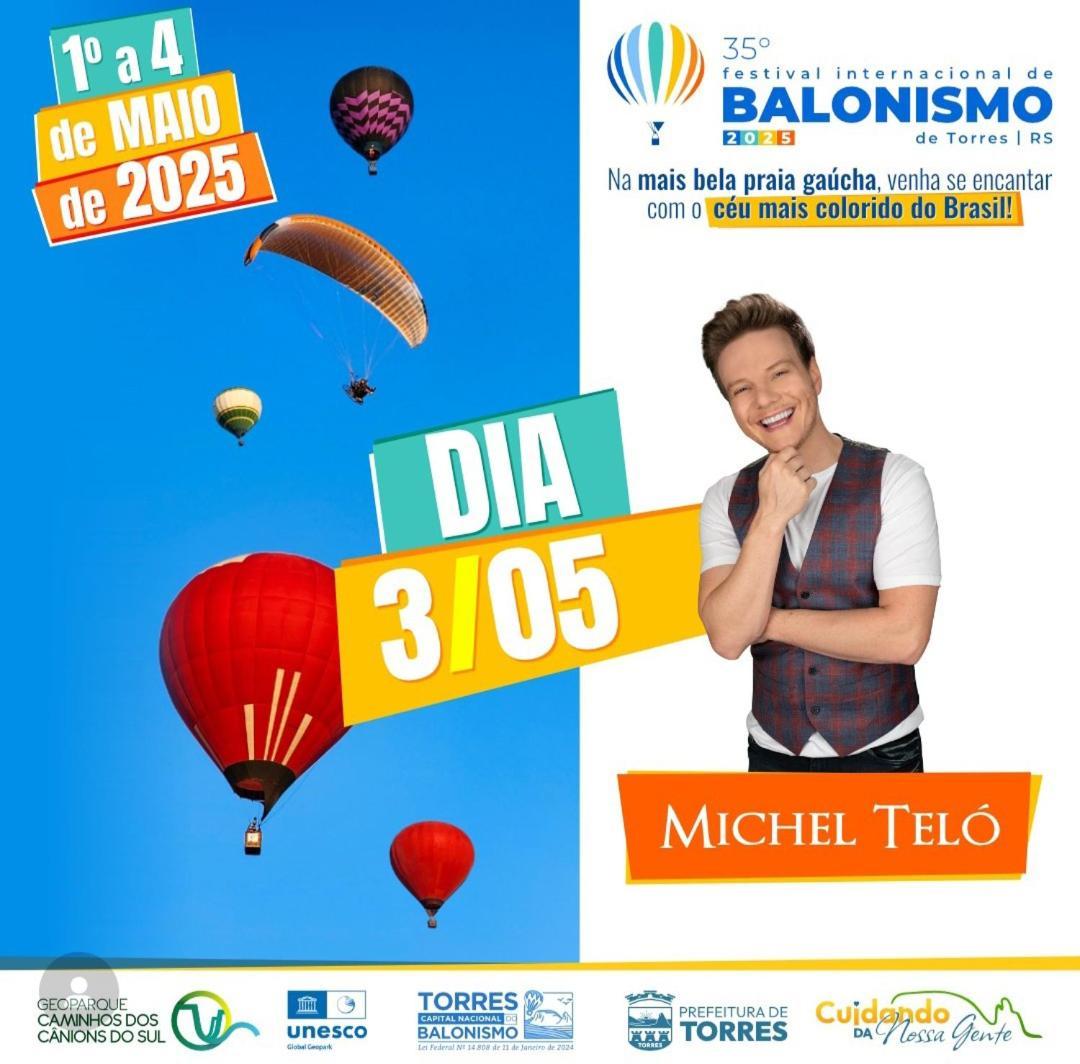 Kitnet S2 Em Torres-Rs - Na Mais Bela Praia Gaucha - Cozinha - Banheiro - Ar Condicionado - Tv Smart 32' - Wi-Fi - Estacionamento - Anfitria Superhost No Bnb Exteriér fotografie